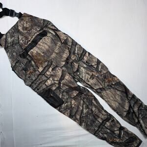 Rivers West Mens Large Camo Hunting Bibs Advanced Waterproof Fleece Lined
